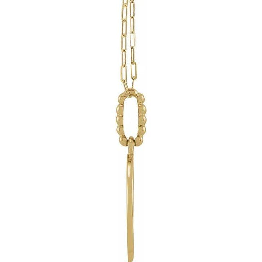 Evil Eye 18" Necklace in 14k Gold - Jimmy Leon Fine Jewelry