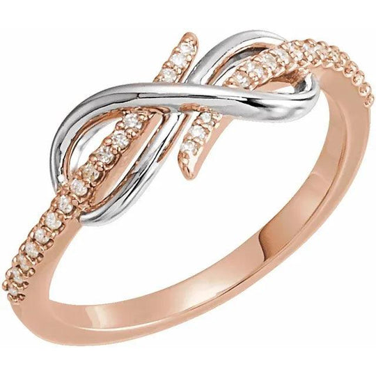 Diamond Infinity Knot Ring - Jimmy Leon Fine Jewelry