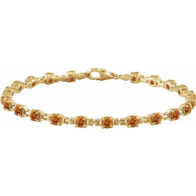 Lily Bracelet with Citrine - Jimmy Leon Fine Jewelry