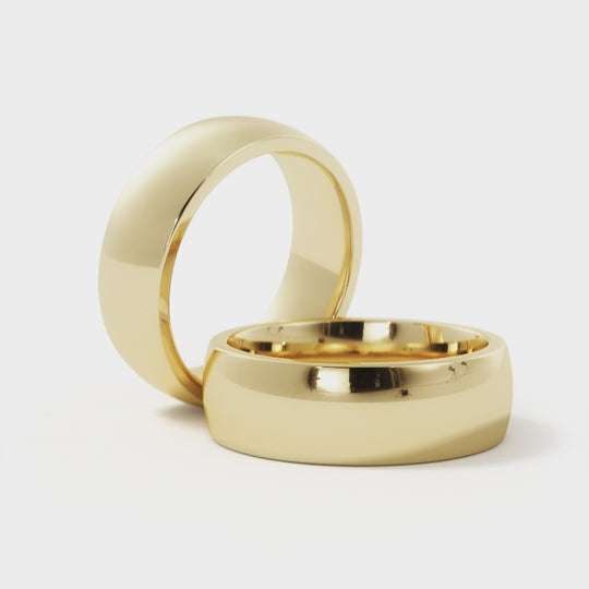 Sleek Sophistication: Polished 5mm Lightweight Wedding Ring