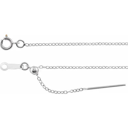 Adjustable Cable Chain Bracelet 1.1mm - Jimmy Leon Fine Jewelry