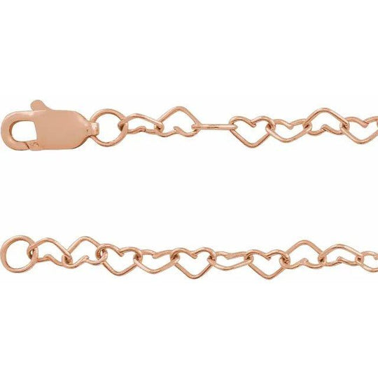 Heart Chain Necklace - Jimmy Leon Fine Jewelry