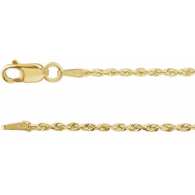 Rope Chain 1.3mm Bracelet - Jimmy Leon Fine Jewelry