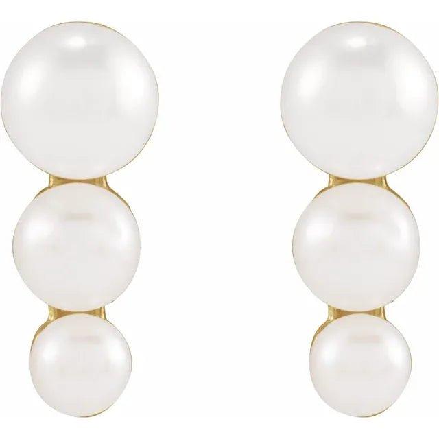 White Water Pearl Earring - Jimmy Leon Fine Jewelry